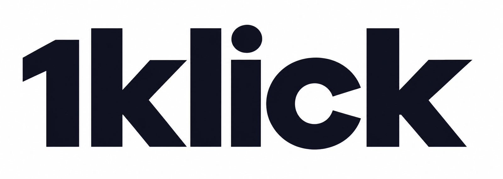 1 Click initials logo